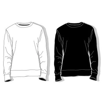 Sweatshirt set illustration. Stock Illustration