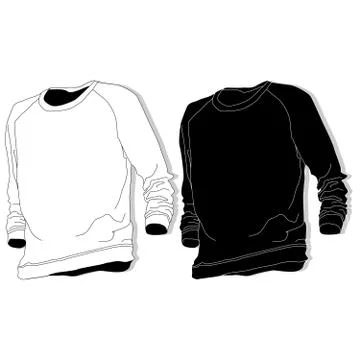 Sweatshirt set illustration. Stock Illustration