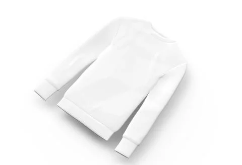 Sweatshirt template mockup Stock Illustration