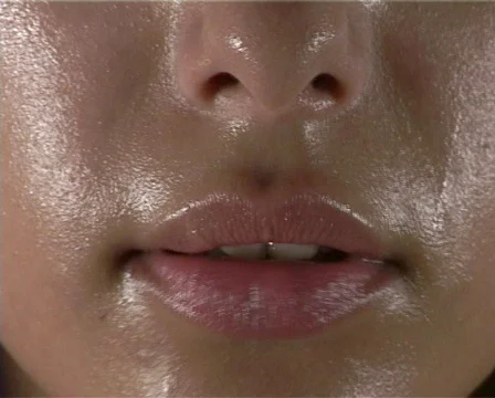 Sweaty Gum Chewing Stock-Footage 614077