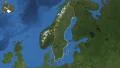 Sweden. 3d earth in space - zoom in on Sweden contoured 4k 4k or 4k+ Resolution