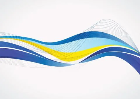 Sweden abstract flag background Stock Illustration