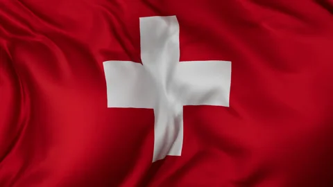 Sweden cloth flag background loop Stock Footage 310850754