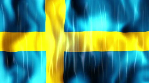 Sweden Flag Animated Background Stock Footage 62925984