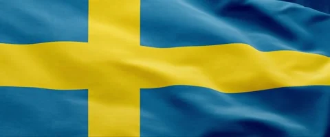 Sweden Flag Animation – Seamless Loop (4K UHD) Stock Footage 317579175