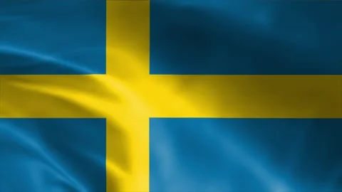 Sweden Flag Stock Footage 262500076