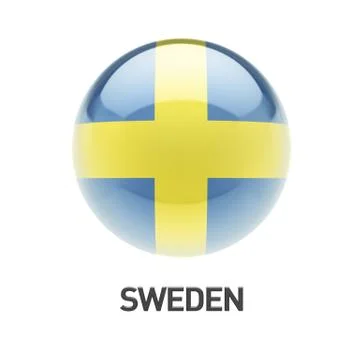 Sweden Flag Icon Stock Illustration