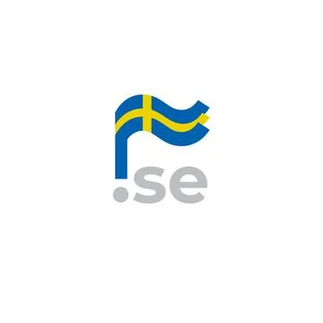 Sweden flag icon. Original simple design of the swedish flag. Vector Stock Illustration