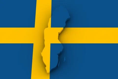 Sweden flag Stock Illustration