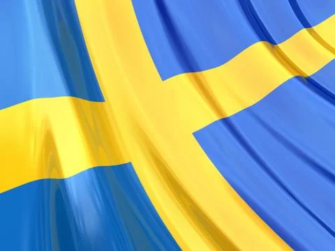 Sweden Flag Stock Illustration