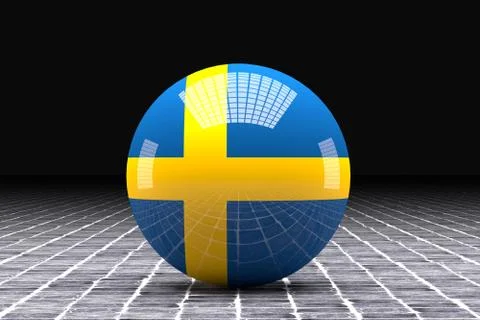 Sweden flag Stock Illustration