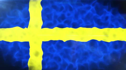Sweden Flag V2 Loop Stock Footage 33770355