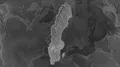 Sweden - hub of the world. Grayscale 4k or 4k+ Resolution