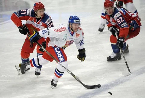 Sweden Ice Hockey Lg Hockey Games - Feb 2011 Stock Photos