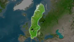 Sweden Map and Satellite Image