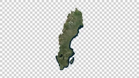 Sweden Map Иллюстрация