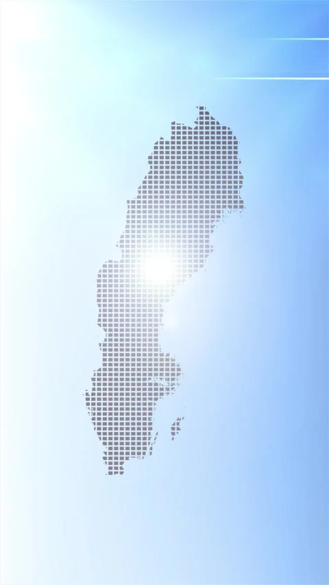 Sweden Map Opener Stock Footage 276973809