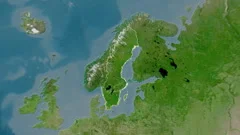 Sweden Map and Satellite Image