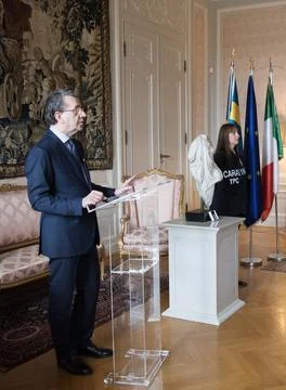 Sweden returns stolen archeological objects to Italy, Stockholm - 12 Sep 2023 Stock Photos