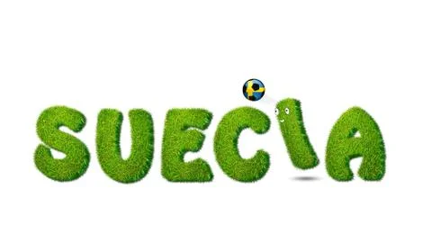Sweden soccer. Stock Illustration