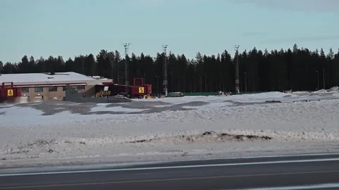 Swedish Air Force Saab JAS-39C Gripen aircraft taking off Stock Footage 266248077