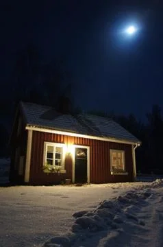 Swedish Cabin Stock Photos