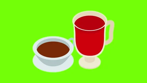 Swedish drink icon animation Stock Footage 152575964