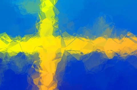 Swedish flag Stock Illustration