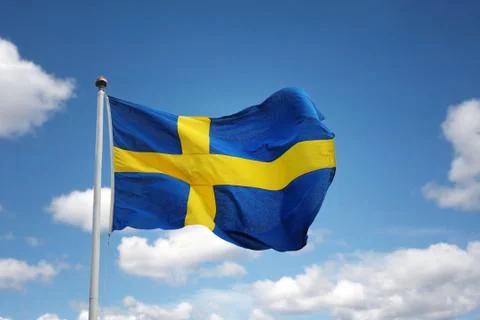 Swedish flag Stock Photos