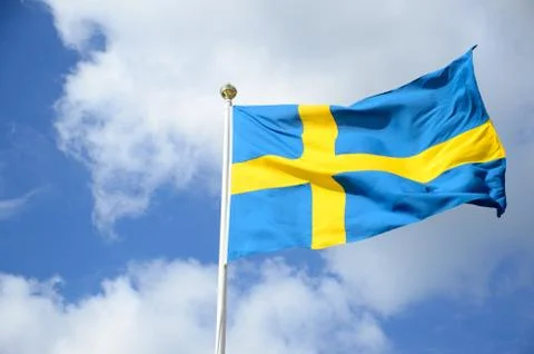 Swedish flag Stock Photos