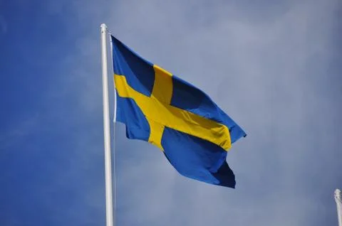 Swedish flag Stock Photos