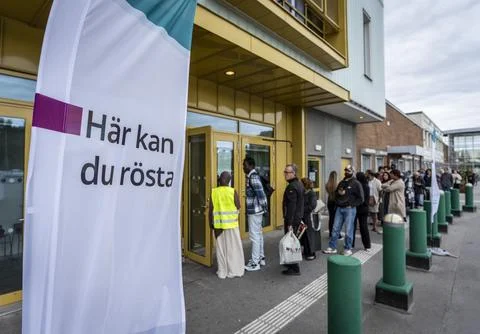 Swedish general elections, Malmo, Sweden - 11 Sep 2026 Stock Photos
