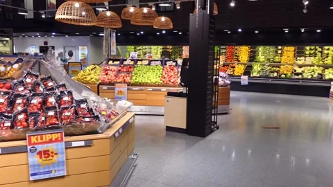 Swedish grocery store Stock Footage 286222900