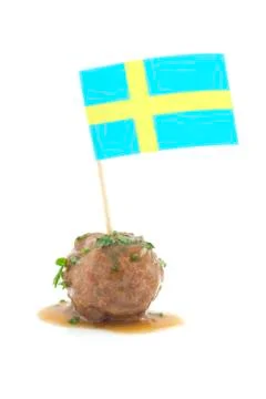 Swedish meatballs Stock Photos