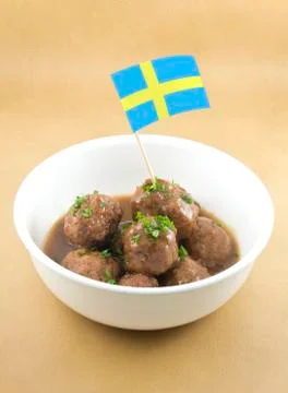 Swedish meatballs Stock Photos