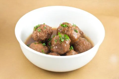 Swedish meatballs Stock Photos