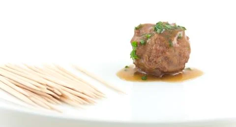 Swedish meatballs Stock Photos