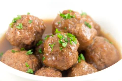 Swedish meatballs Stock Photos