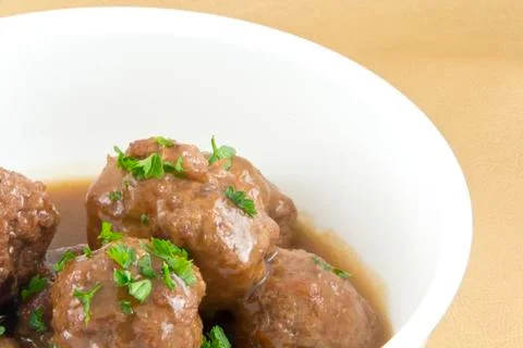 Swedish meatballs Foto stock