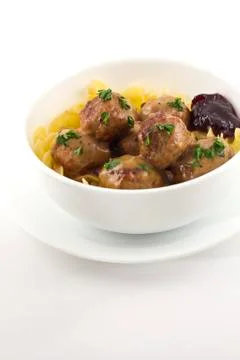 Swedish meatballs Stock Photos