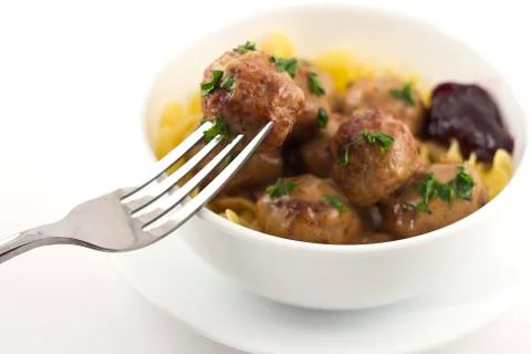 Swedish meatballs Foto stock