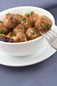 Swedish meatballs Stock Photos