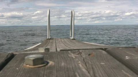 Swedish pier Stock Footage 547307