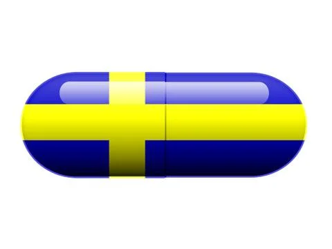 Swedish Pill Stock Illustration