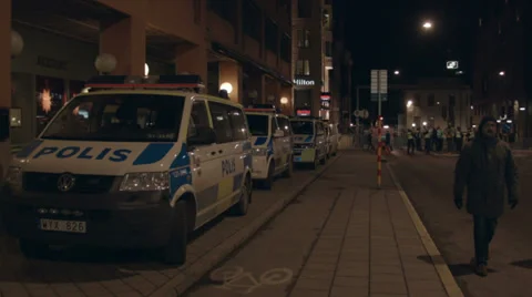 Swedish Police Video stock 33994511