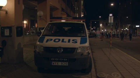 Swedish Police Video stock 33994886