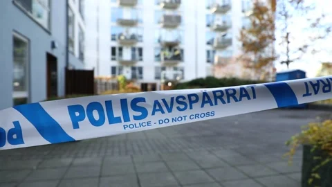 Swedish rapper Einar, 19, shot dead in Stockholm, Sweden Stock Footage 218896562