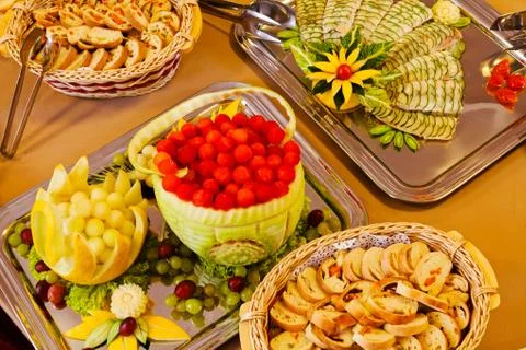 Swedish table Stock Photos