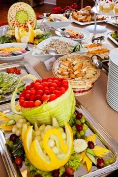 Swedish table Stock Photos