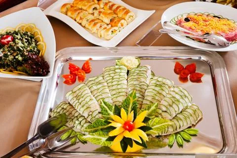 Swedish table Stock Photos